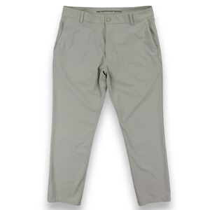 Rhone Commuter Pants Straight Mens 33x28 Gray Performance Stretch Casual Travel